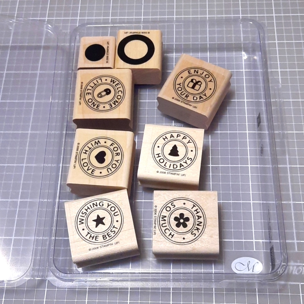 Riveting rubber stamp set 2006